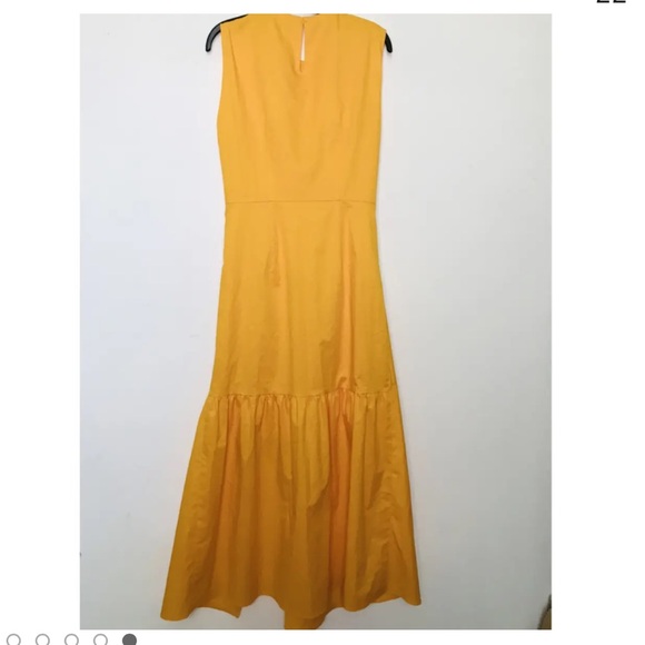 Sandro orange cotton dress - Picture 2 of 3